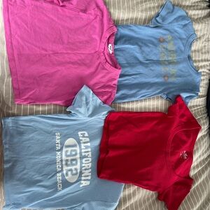Bundle of girls small t shirts